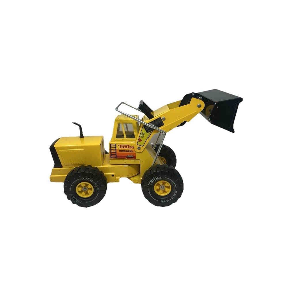 Vintage Tonka Turbo Diesel XMB-975 Front End Loader Pressed Steel Excellent UC